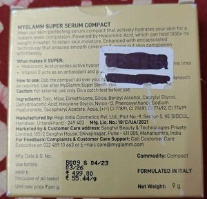 New MyGlamm Super Serum Compact