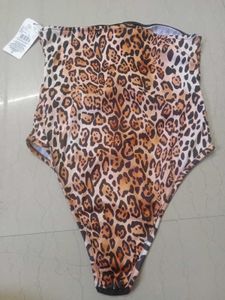 Shein Strapless Animal Print Bodysuit – Premium Tr