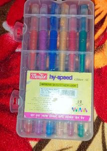 Gel Pen Set - Rainbow Colors! With Box