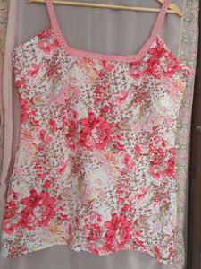 Floral Print Tank Top