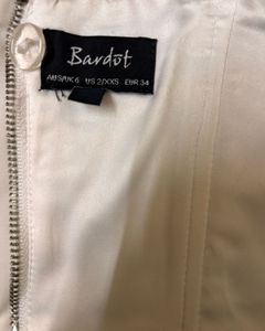 Orignal Bardot White Corset Crop Top