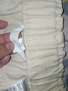 Beige Casual Pants