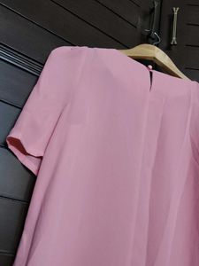 Women Pink Layered Half Sleeve