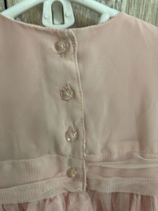 Pink Tulle Flower Girl Dress