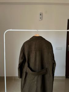 Brown Long Relaxed FIT Overcoat