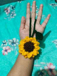 Sunflower Keychain