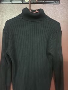 Black Turtleneck Sweater