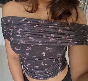 Cute Off-Shoulder Top