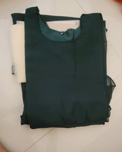 simple long gown with duppta