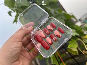 Red &amp; Pink Press-On Nails