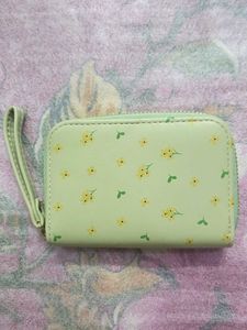 Floral Print Card Holder