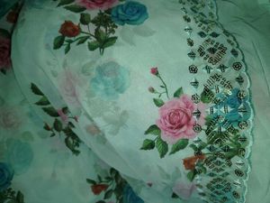Elegant Pakistani Mint Kurti And Plazo