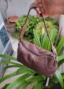 Fossil Geniune Leather Brown Baguette