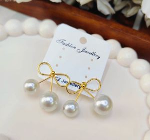 Stylish Pearl &amp; Crystal Drop Earrings