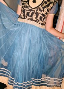 Ethnic Blue &amp; Black Kurta