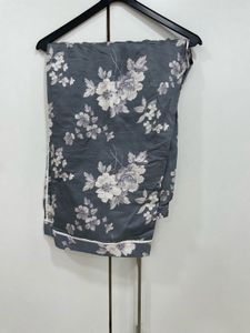 🌸 SOLD OUT Style! Classy Grey Floral Co-ord✨