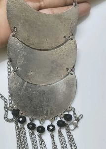 Silver Tone Statement stylish Necklace