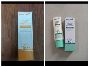 Wishcare Combo Vitamin C Kojic Nicinamide Sunscree