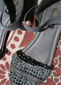 Gray Miss Unique Sandals