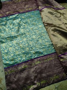 Readymade Blouse With Patuu Replica Saree