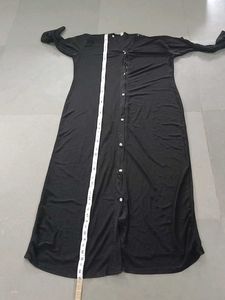 Black Button-Down Dress