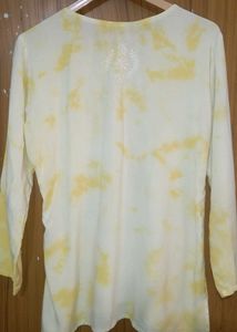 Embroidered Yellow Top