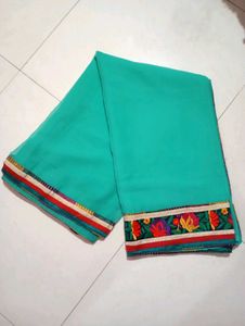 Elegant Green Saree