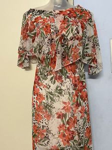 Pintrest Floral Print Maxi Dress