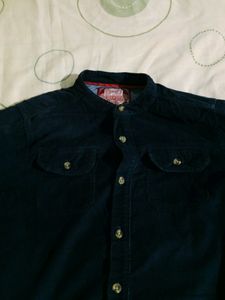 Corduroy Two Pocket Shirt For Boys 8-10 Yrs