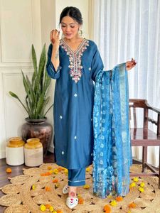 Beautiful Blue And Rama Suit Set