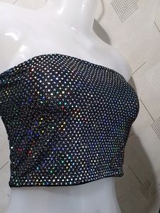 Beautiful Strip less Top M Size