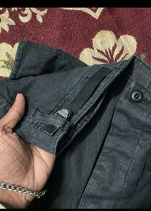 Cargo Military Black Washed 6 Pocket