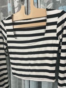 Striped Long Sleeve Top