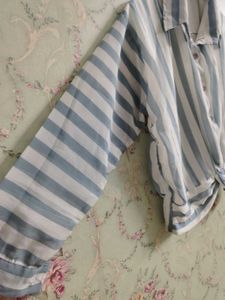 Blue Stripe Top