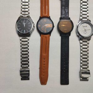 5 Stylish Watch Bundle Combo