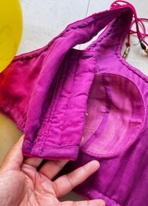 Embroidered Pink Blouse