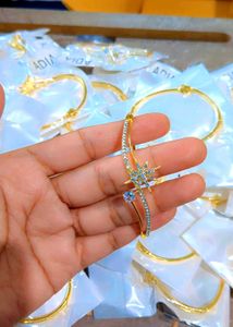 Gold Star anti tarnish kada for women