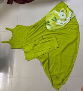 Fluorescent Green Dress