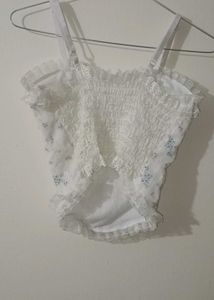 White Corset Top