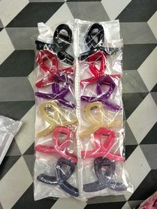 Heart Hair Clips - 54 Pack
