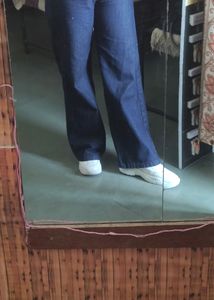Blue Wide leg Jeans (High Waist)