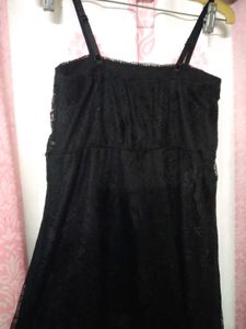 Elegant Black Lace Dress