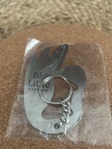 Metal Keychain Keyring With Opener