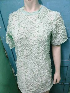 Textured Green Bodycon