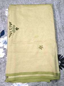 Elegant Beige Saree