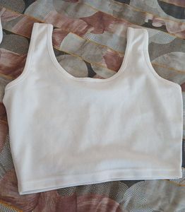 White Crop Top