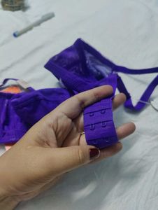 Zivame Purple Lace Bra