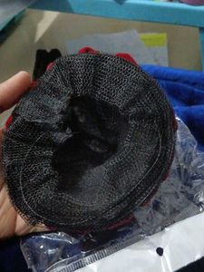 Red Rose Hair Bun Accessory