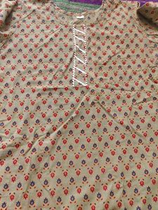 Floral Print Kurta