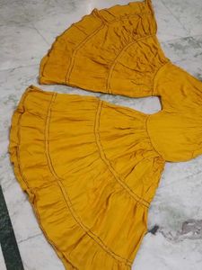 Elegant Yellow Embroidered Kurta Set With Dupatta